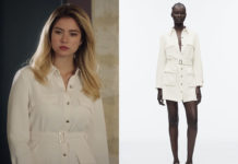 ICI TOUT COMMENCE : la robe écru de Charlène dans l’épisode 659