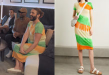 QUEER EYE : Jonathan’s tie-dyed midi dress in S7E03