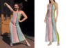 QUEER EYE : Jonathan’s striped cover-up maxi dress in S7E01