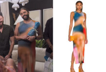 QUEER EYE : Jonathan’s blur print tank dress