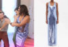 QUEER EYE : Jonathan’s purple sequin dress in S7E01