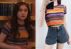 XO, KITTY : Kitty’s Multicolored Knit Crop Top in S1E07
