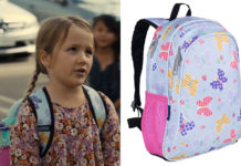 PLATONIC : Maeve’s butterflies print backpack in S1E01