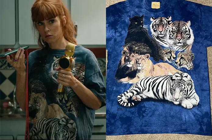 t-shirt gros chats Morgane dans l’épisode 3×01