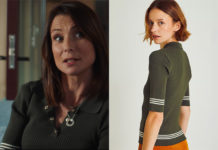 DEMAIN NOUS APPARTIENT : le polo vert de Raphaëlle dans l’épisode 1422