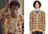 QUEER EYE : Speedy’s beige hand crochet cardigan in S7E03