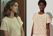 PLATONIC : Sylvia’s ecru redding top in S1E02