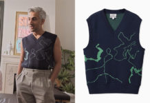 QUEER EYE : Tan’s jacquard knit vest in S7E03