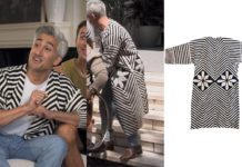 QUEER EYE : Tan’s long striped jacket in S7E03