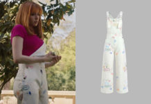 ICI TOUT COMMENCE : la salopette avec graffiti d’Ambre dans l’épisode 689