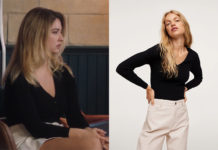 ICI TOUT COMMENCE : le pull noir côtelé dans l’épisode 687