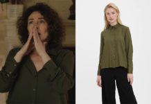 ICI TOUT COMMENCE : la chemise kaki de Clotilde dans l’épisode 694