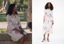 ICI TOUT COMMENCE : la robe à fleurs de Deva dans l’épisode 690