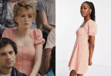 ICI TOUT COMMENCE : la robe vichy orange d’Hortense dans l’épisode 688