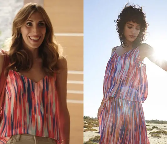 DEMAIN NOUS APPARTIENT : le joli caraco coloré de Morgane dans l’épisode 1455