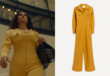 BLACK MIRROR : Salma’s yellow jumpsuit in S6E01