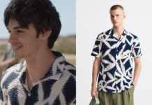 ICI TOUT COMMENCE : la chemise bleu et blanc de Thibault dans l’épisode 690