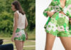 ICI TOUT COMMENCE : le short à motif floral vert d’Anaïs dans l’épisode 712