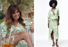 DEMAIN NOUS APPARTIENT : l’ensemble paréo chemise d’Angélique dans l’épisode 1469