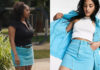 ICI TOUT COMMENCE : la jupe en denim turquoise de Billie dans l’épisode 716
