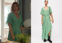 DEMAIN NOUS APPARTIENT : la longue robe verte de Chloé dans l’épisode 1465