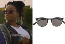 THE LINCOLN LAWYER : Izzy Letts’s sunglasses and orange sweatshirt in S2E01