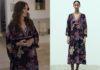 ICI TOUT COMMENCE : la robe avec imprimé floral de Jasmine dans l’épisode 710