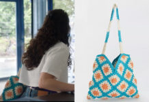 DEMAIN NOUS APPARTIENT : le sac en crochet de Violette dans l’épisode 1468