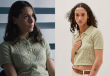 DEMAIN NOUS APPARTIENT : le petit pull col polo vert de Leslie dans l’épisode 1466
