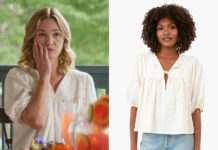 THE LAKE : Maisy-May’s ivory blouse in S2E01