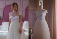 UN CONTE PARFAIT : la robe de mariée de Margot dans l’épisode 1×01