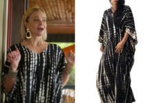 THE LAKE : Mimsy’s tie and dye kaftan in S2E01