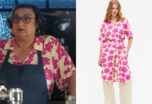 DEMAIN NOUS APPARTIENT : la robe à fleurs de Mona dans l’épisode 1474