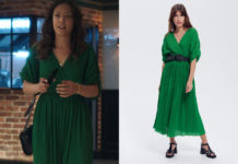 DEMAIN NOUS APPARTIENT : la robe verte de Romy dans l’épisode 1479