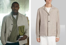 HIJACK : Sam’s linen shirt jacket in S1E01