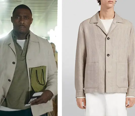 HIJACK : Sam’s linen shirt jacket in S1E01
