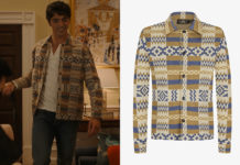 Red, White & Royal Blue : Alex’s southwestern jacquard shirt