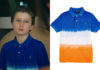WHO IS ERIN CARTER : Antonio’s tie and dye polo shirt in S1E01