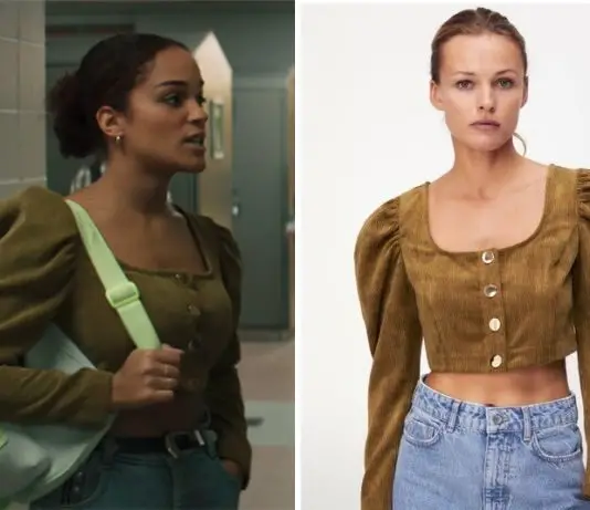 LES PETITS ROIS : le top en velours olive de Basta dans l’épisode 5