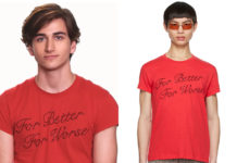 HEARTSTOPPER : Sebastian Croft’s « for better, for worse » t-shirt in the Cast Recap Season One