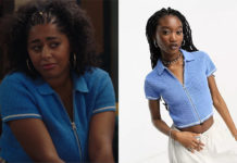 ICI TOUT COMMENCE : le polo bleu zippé de Billie dans l’épisode 729