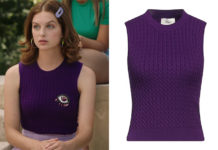 ICI TOUT COMMENCE : le pull sans manches violet de Carla dans l’épisode 743