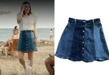 DEMAIN NOUS APPARTIENT : la minijupe en jean de Charlie dans l’épisode 1492