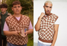 HEARTSTOPPER : Isaac’s knitted geo tank in S1E03