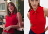 LES PETITS ROIS : le top rouge avec boutons de Mac dans l’épisode 2