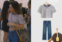 UN CONTE PARFAIT : le look de Margot à l’aéroport