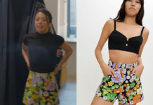 UN CONTE PARFAIT : le short fleurs années 70 de Margot dans l’épisode 2