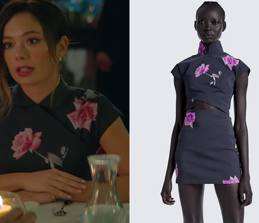 UN CONTE PARFAIT : la robe avec des roses de Margot dans l’épisode 1×05