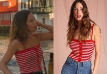 UN CONTE PARFAIT : le top rayé rouge de Margot dans l’épisode 4