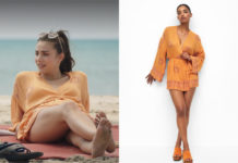 ICI TOUT COMMENCE : le combishort orange de Maya dans l’épisode 724